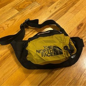 North Face Black and Gold Bozer Hip Pack